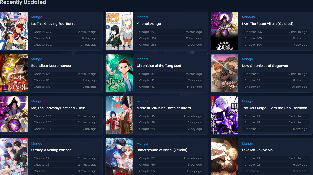 Batoto Reading Experience